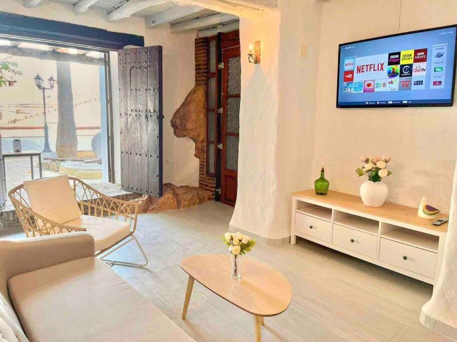 La Palmera. Casa Rural Con Piscina Privada. Benadalid Ngoại thất bức ảnh